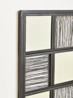 Black Wire Wall Mirror