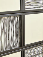 Black Wire Wall Mirror