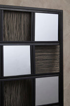 Black Wire Wall Mirror