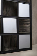 Black Wire Wall Mirror