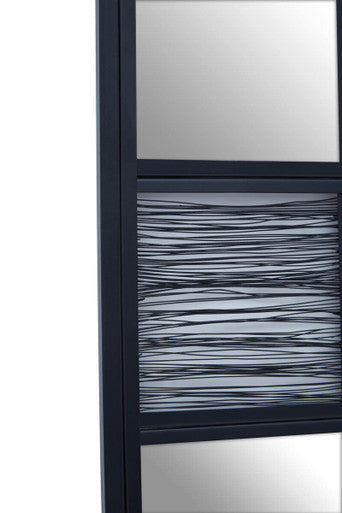 Black Wire Wall Mirror