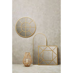 Gold Frame Square Wall Mirror