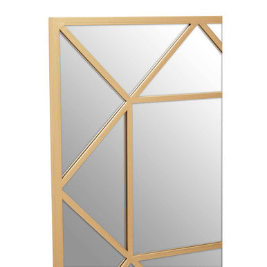 Gold Frame Square Wall Mirror