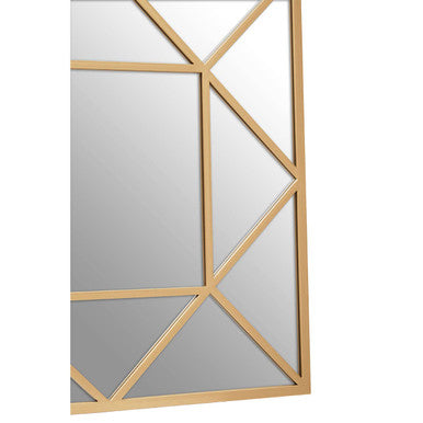 Gold Frame Square Wall Mirror