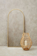 Gold Finish Wall Mirror