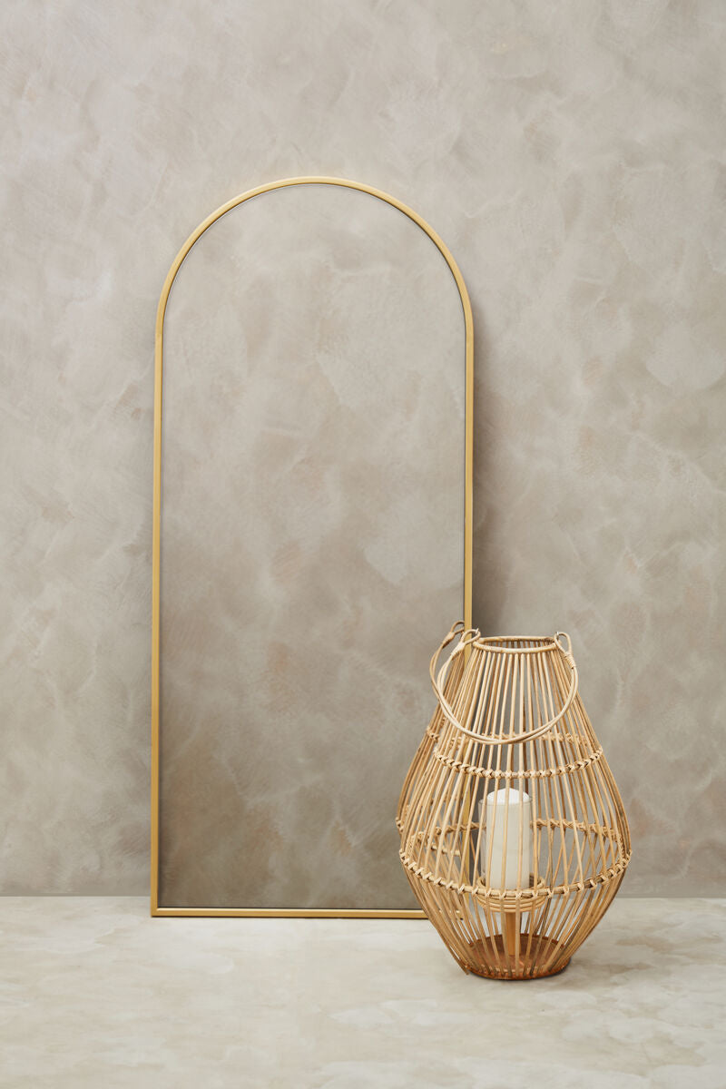 Gold Finish Wall Mirror