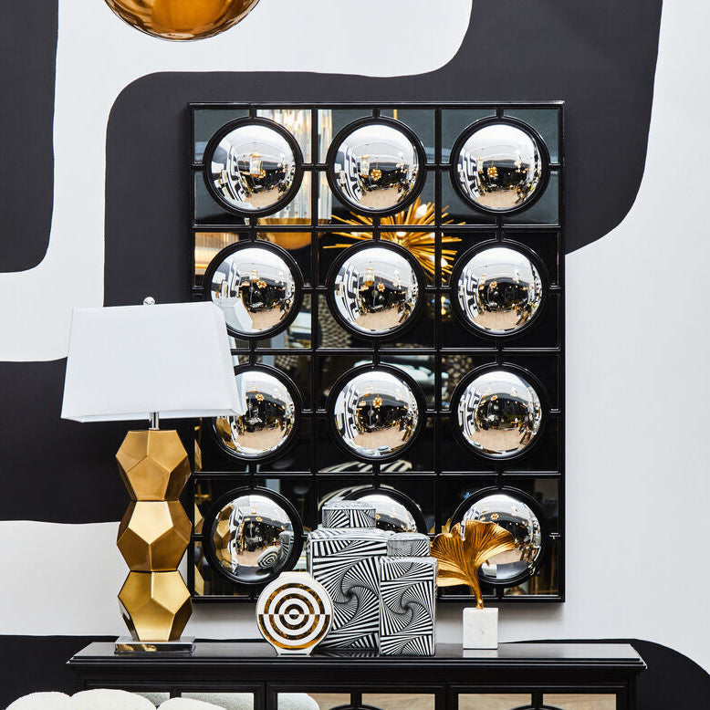 Black Decorative Wall Mirror