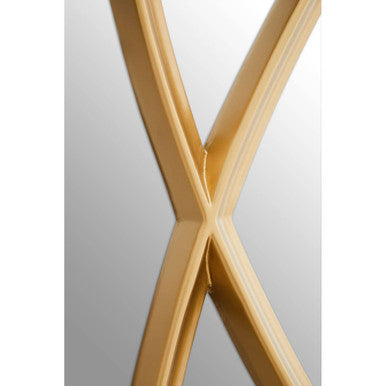 Gold Wall Mirror with Three Overlapping Ovals