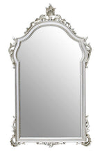 Neoclassical Rectangular Silver Wall Mirror