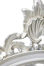 Neoclassical Rectangular Silver Wall Mirror