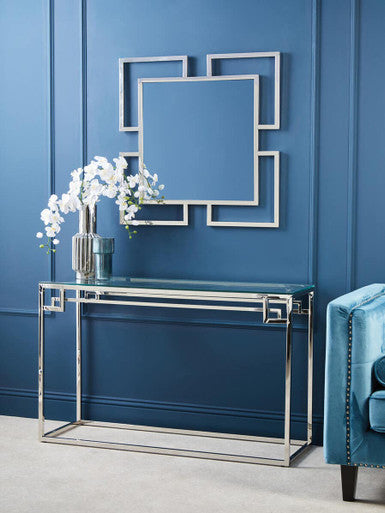 Silver Small Wall Mirror