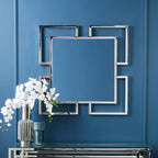 Silver Small Wall Mirror
