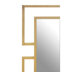 Brushed Gold Small Wall Mirror