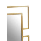 Brushed Gold Small Wall Mirror