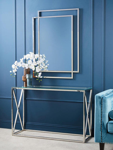 Silver Large Wall Mirror