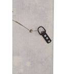 Rectangular Black Wall Mirror with Shell Inlay