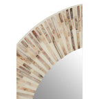 Natural Shell Round Wall Mirror