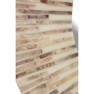 Natural Shell Round Wall Mirror