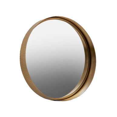 Hammered Gold Wall Mirror