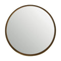 Medium Gold Finish Wall Mirror | Leonov