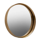 Medium Gold Finish Wall Mirror | Leonov