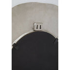 Large Oak Effect Silver Wall Mirror