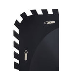 Silver Rectangular Sunburst Wall Mirror