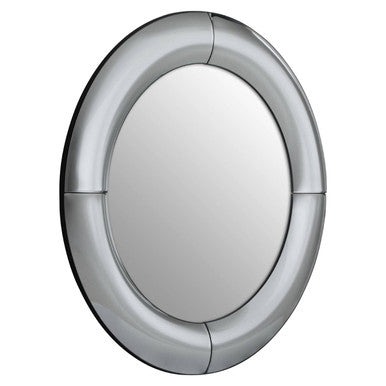Silver Round Wall Mirror