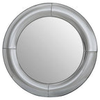 Silver Round Wall Mirror
