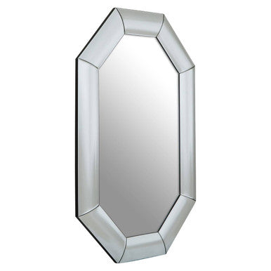 Silver Octagon Wall Mirror