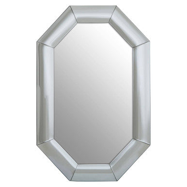 Silver Octagon Wall Mirror