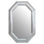 Silver Octagon Wall Mirror