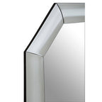 Silver Octagon Wall Mirror