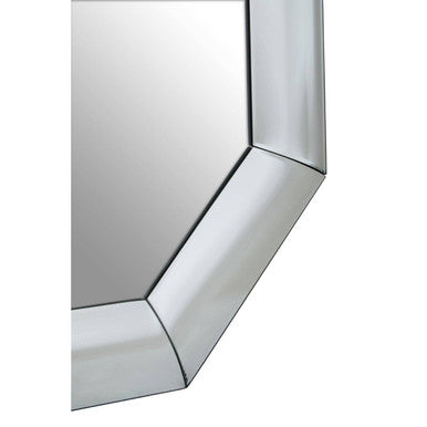 Silver Octagon Wall Mirror