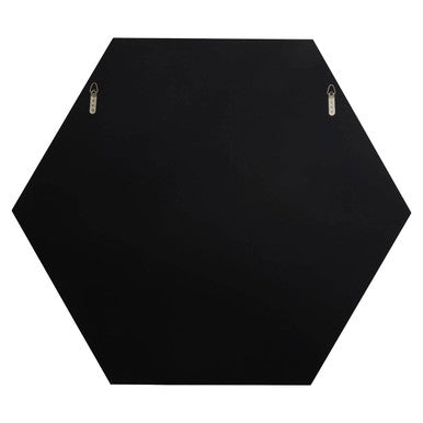 Silver Hexagon Wall Mirror