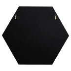 Silver Hexagon Wall Mirror