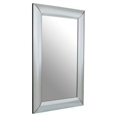 Silver Rectangle Wall Mirror