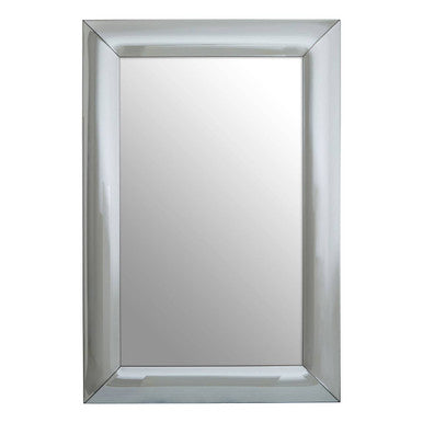 Silver Rectangle Wall Mirror