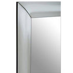 Silver Rectangle Wall Mirror