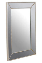 Silver Finish Rectangular Wall Mirror