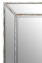 Silver Finish Rectangular Wall Mirror