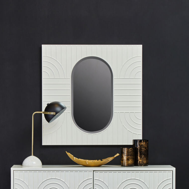Off White Wall Mirror