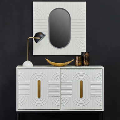 Off White Wall Mirror