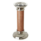 Genuine Tan Leather Large Candle Holder