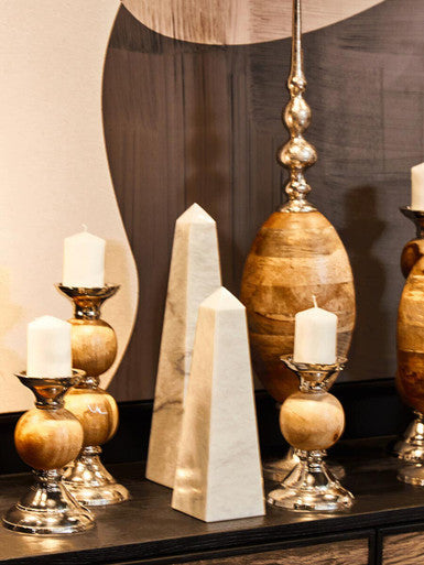 Aluminium Large Obelisk Ornament