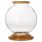 Hurricane Large Glass Candle Holder