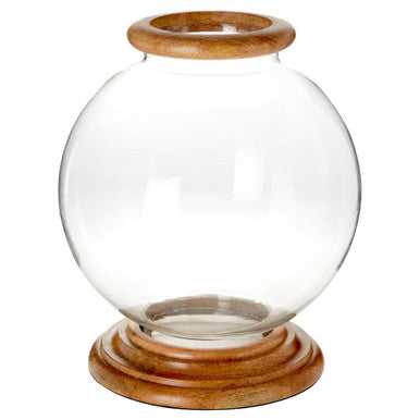 Hurricane Large Glass Candle Holder