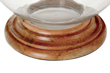 Hurricane Large Glass Candle Holder