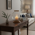 Hurricane Large Glass Candle Holder