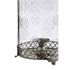 Hurricane Candle Holder with Nickel Finish